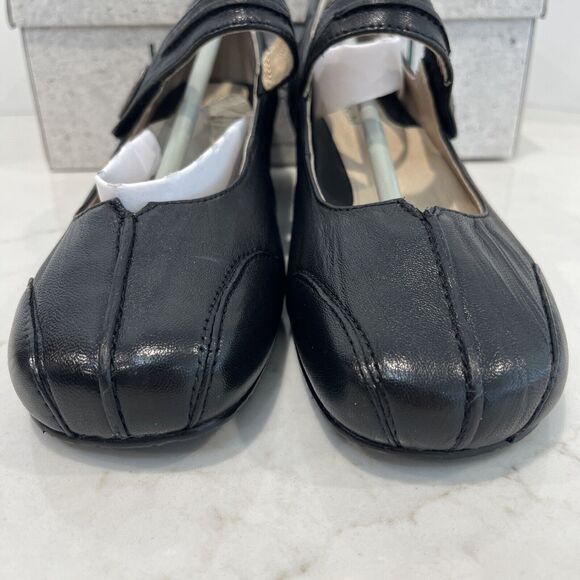 Josef Seibel New Cara Black Leather Mary Jane Shoes 41 US 10-10.5 Pumps Heels - Picture 3 of 15